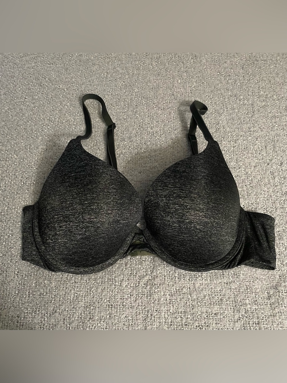Victoria's Secret Dark Heather Gray T-Shirt Push-Up Bra